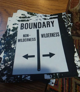 Tascam 5: Paul Dickinson, <em>Boundary</em>, vinyl stickers